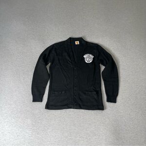 A+ Girl’s Technology High School Patch Uniform Knit Cardigan Sweater